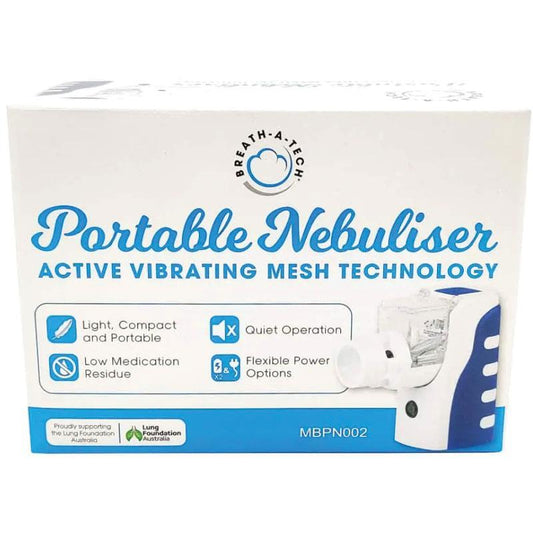 Breath-A-Tech Portable Nebuliser Procedure Pack Version 3 - Asthma & COPD Relief-Auzzi Store