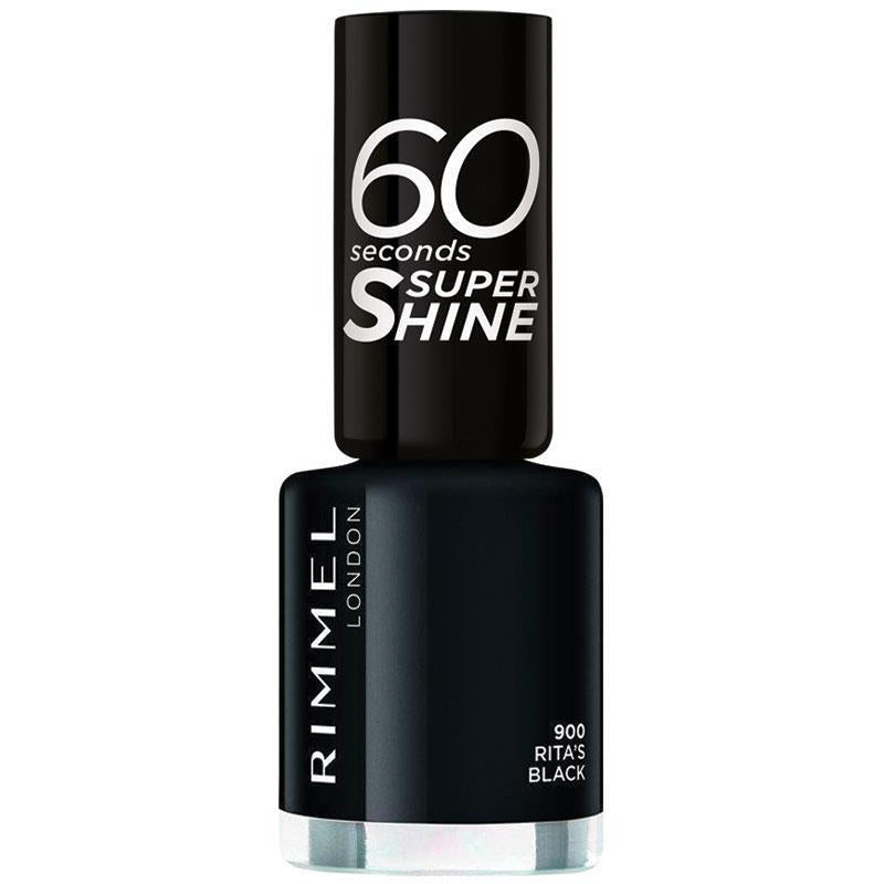Rimmel 60 Seconds Nail Polish 900 Ritas Black
