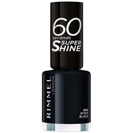 Rimmel 60 Seconds Nail Polish 900 Ritas Black