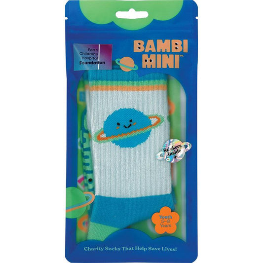 Bambi Mini Co. Charity Socks - Happy Dreams Planet (Youth 5-8yrs) 2025