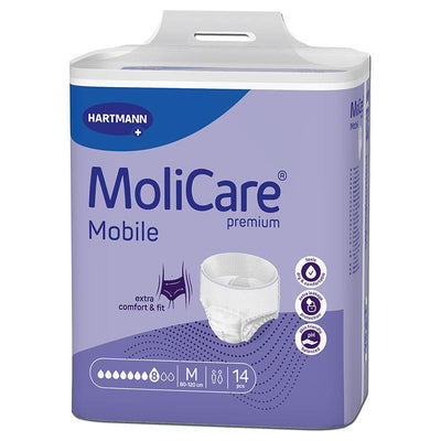 MoliCare Premium Mobile 8D Medium Pull-Up Pants, 14-Pieces