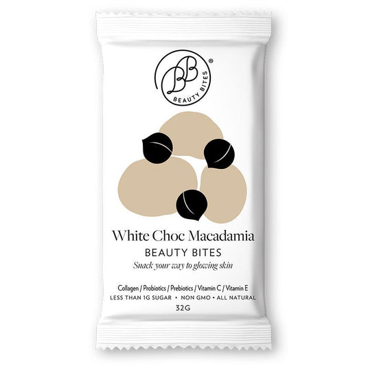 Krumbled Beauty Bites - White Chocolate Macadamia 32g