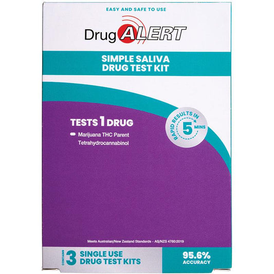 Drug Alert Saliva Marijuana Test Kit - 3 Pack