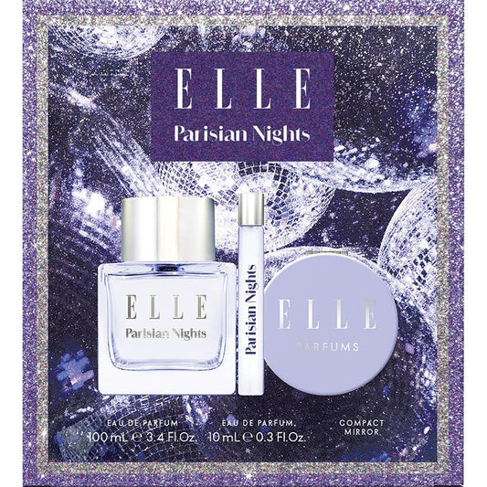 Elle Parisienne Nights Eau de Parfum 100ml - 3 Piece Set - Auzzistore