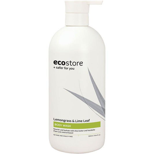 Ecostore Lemongrass & Lime Body Wash 900ml – Vegan, pH5, Natural