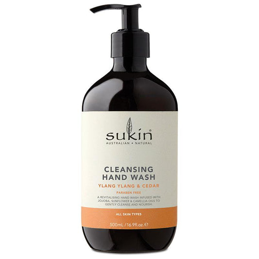 Sukin Cleansing Hand Wash Ylang Ylang & Cedar 500ml