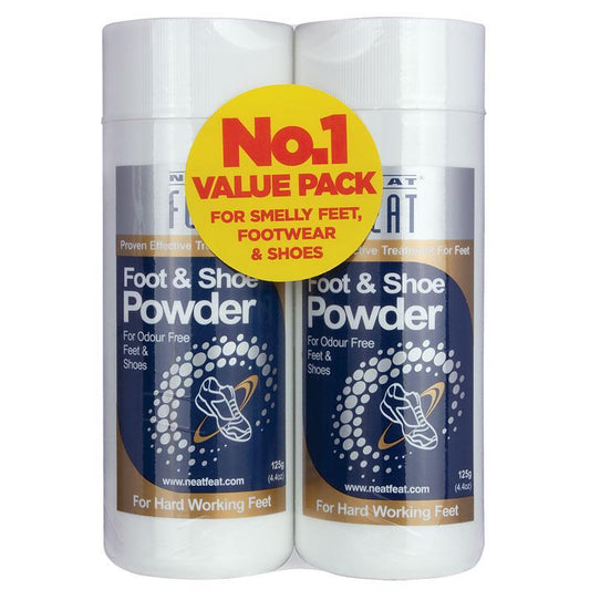 Neat Feat Foot & Shoe Powder with Purified Talc 125g - 2 for 1