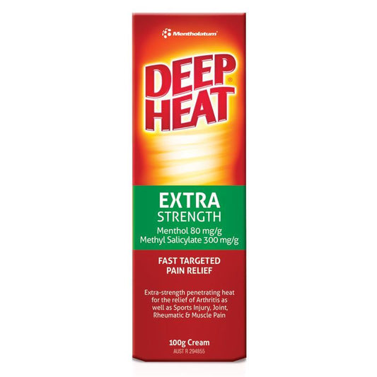Deep Heat Extra Strength Cream - 100g-Auzzi Store