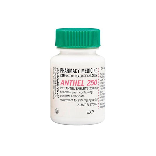 Anthel Tablets 250mg 6 - Effective Deworming Solution-Auzzi Store