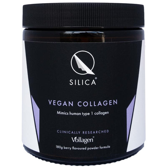 Qsilica Vegan Collagen 180g Powder - Plant-Based Amino Acid Complex