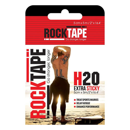 Rocktape H20 Kinesiology Tape - Black 5cm x 5m