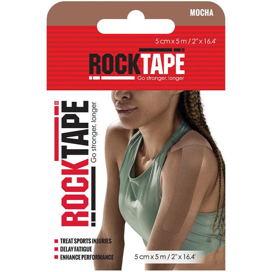 Rocktape Kinesiology Tape - Mocha 5cm x 5m