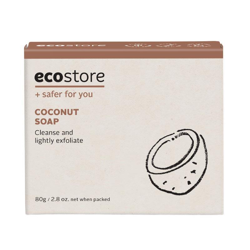 ecostore Coconut Exfoliating Soap 80g – Plant-Based & Eco-Friendly
