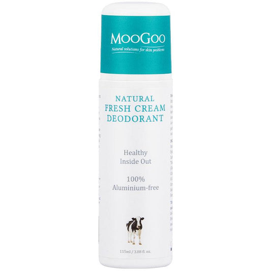 MooGoo Natural Lemon Myrtle Aluminum-Free Cream Deodorant 115ml
