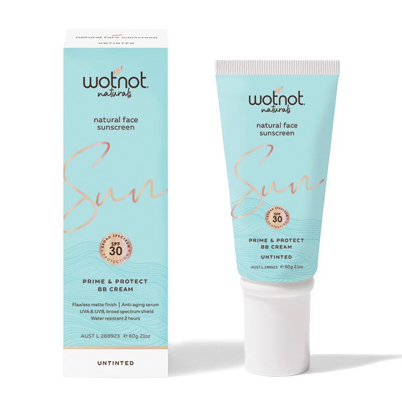 WotNot Natural Face Sunscreen BB Cream SPF 30 - Untinted 60g
