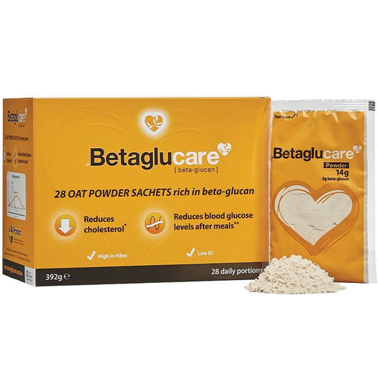 Betaglucare Oat Bran Powder, 28 x 14g Sachets – High Fiber, Low GI