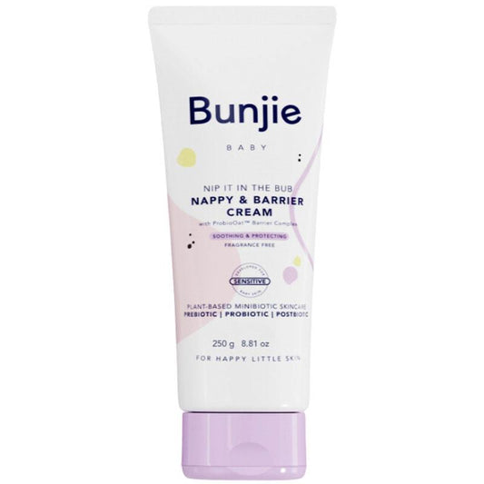 Bunjie Baby Nappy Rash & Barrier Cream 250g - Gentle Protection for Delicate Skin