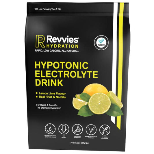 Revvies Hydration Hypotonic Electrolyte Drink - Lemon Lime 234g