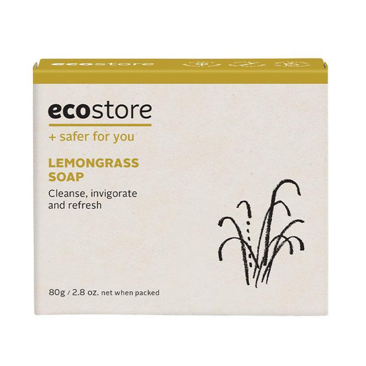 ecostore Lemongrass Moisturizing Soap 80g – Plant-Based & Eco-Friendly