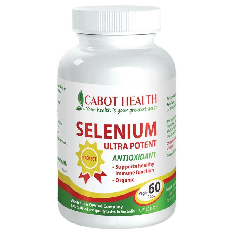 Cabot Health Selenium Selenomethionine 60 Vegan Capsules