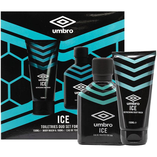 Umbro Ice Eau de Toilette 100ml 2 Piece Set - Auzzistore