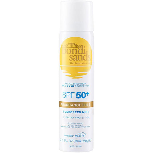 Bondi Sands SPF 50+ Face Mist 60g - Fragrance Free