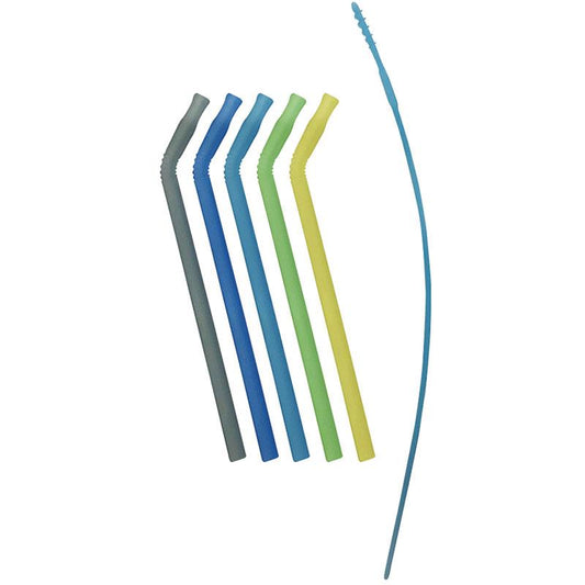 B.Box Silicone Straws - Pool Party 5 Pack