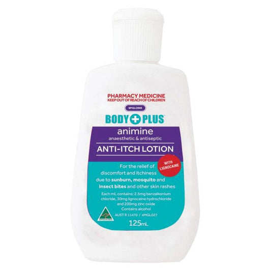 Animine Anti-Itch Lotion 125ml - Soothing Relief for Irritated Skin