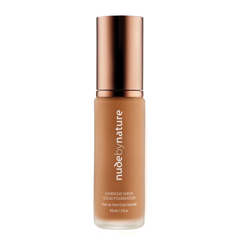 Nude by Nature Luminous Sheer Liquid Foundation W4 Brunette 30ml Online Only