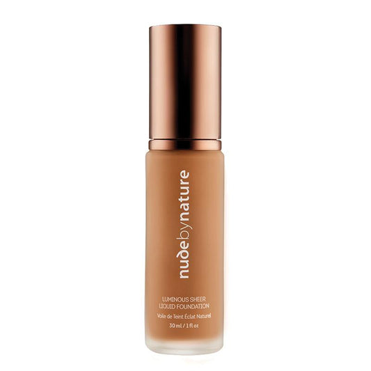 Nude by Nature Luminous Sheer Liquid Foundation W4 Brunette 30ml Online Only