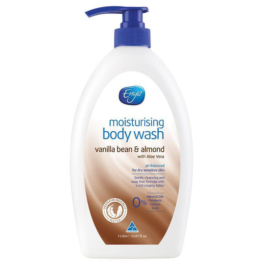 Enya Body Wash - Vanilla Bean & Almond | 1L - Auzzistore