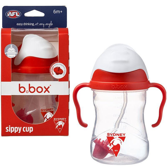 B.Box Sippy Cup AFL Sydney 240ml - Cheers for the Team!