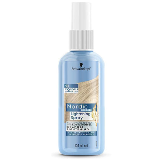 Schwarzkopf Nordic Blonde G1 Lightening Spray 125ml - Gradual Hair Lightening