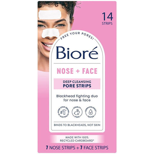 Biore Deep Cleansing Pore Strips 14 Combo - Unclog Your Pores-Auzzi Store