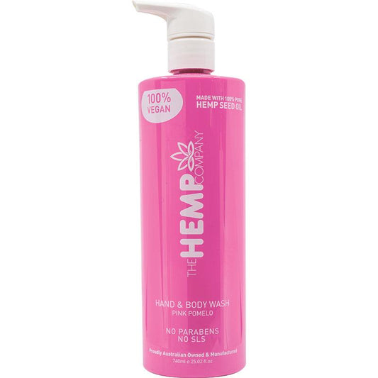 The Hemp Company Pink Pomelo Hand & Body Wash 740ml