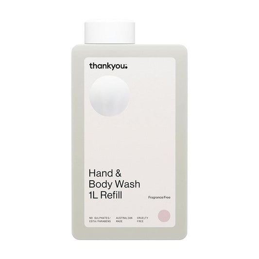 Thankyou Fragrance-Free Hand & Body Wash Refill - 1L - Auzzistore