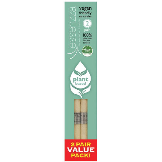 Essenzza Vegan Friendly Ear Candles - 2 Pair