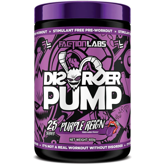 Faction Labs Disorder Pump - Purple Reign Watermelon - 400g-Auzzi Store