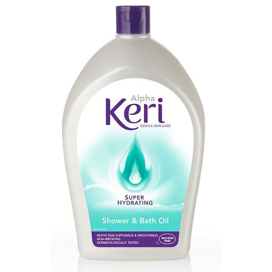 Alpha Keri 1L Shower & Body Oil with Lanolin for Sensitive Skin - Auzzistore