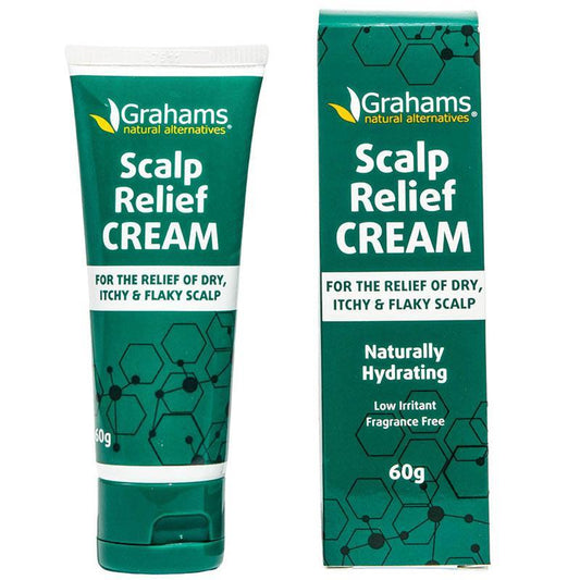 Grahams Scalp Relief Cream 60g - Natural Relief for Dry, Itchy Scalps