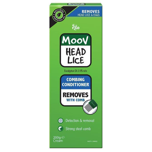 Moov Head Lice Combing Conditioner - 200g for Effective Lice Removal-Auzzi Store
