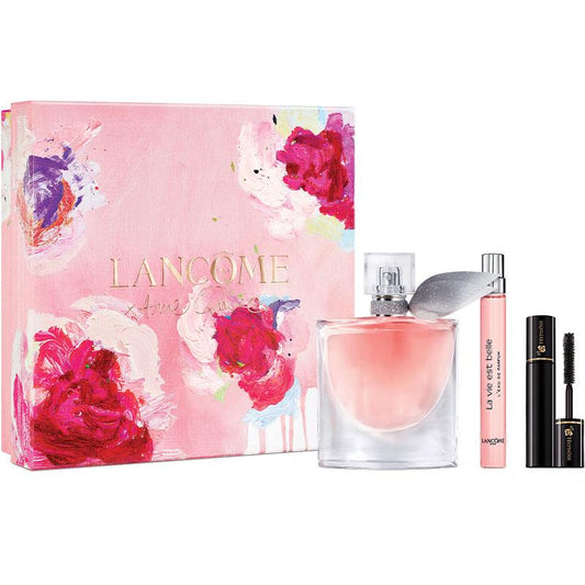 Lancome La Vie Est Belle Eau de Parfum 50ml + 10ml Eau De Parfum + Hypnose Mascara 3 Piece Set