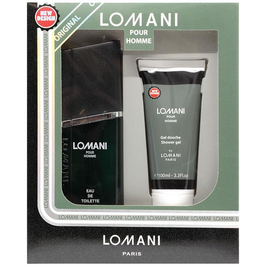 Lomani Eau de Toilette 100ml + Shower Gel - 2 Piece Set - Auzzistore