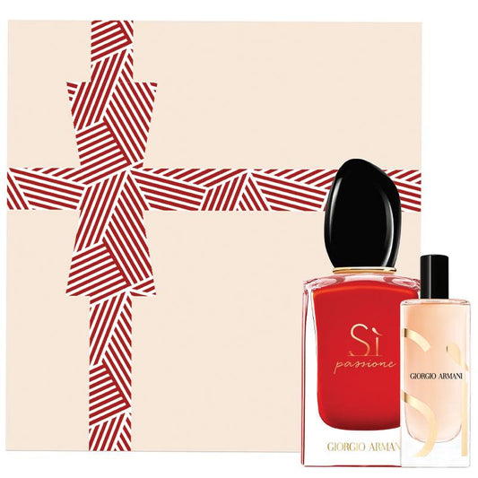 Giorgio Armani SI Passione Eau De Parfum 50ml & Si Eau de Parfum 15ml - Luxurious Fragrance Duo-Auzzi Store