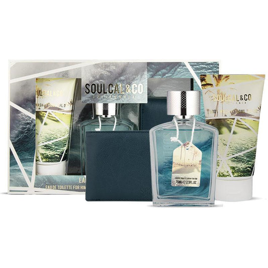Soulcal Mens Eau de Toilette 75ml 3 Piece Set - Auzzistore