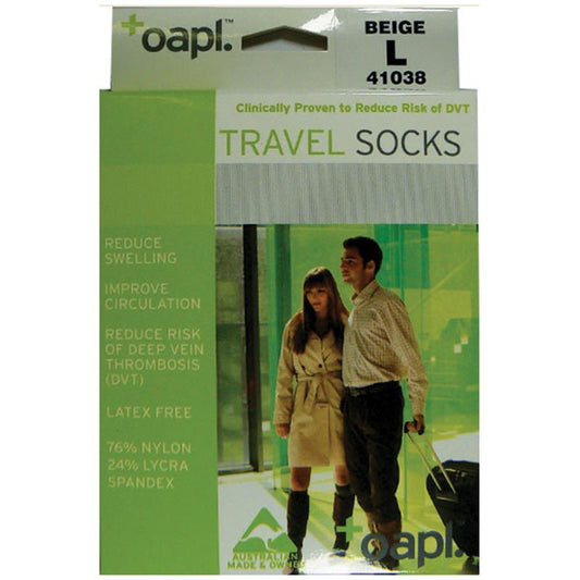 OAPL Travel Socks - Beige, Large-Auzzi Store