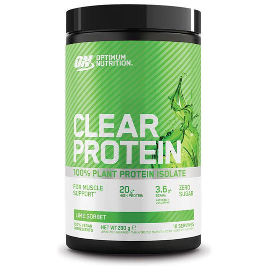 Optimum Nutrition Clear Plant Lime Sorbet 280g - Natural Protein Booster