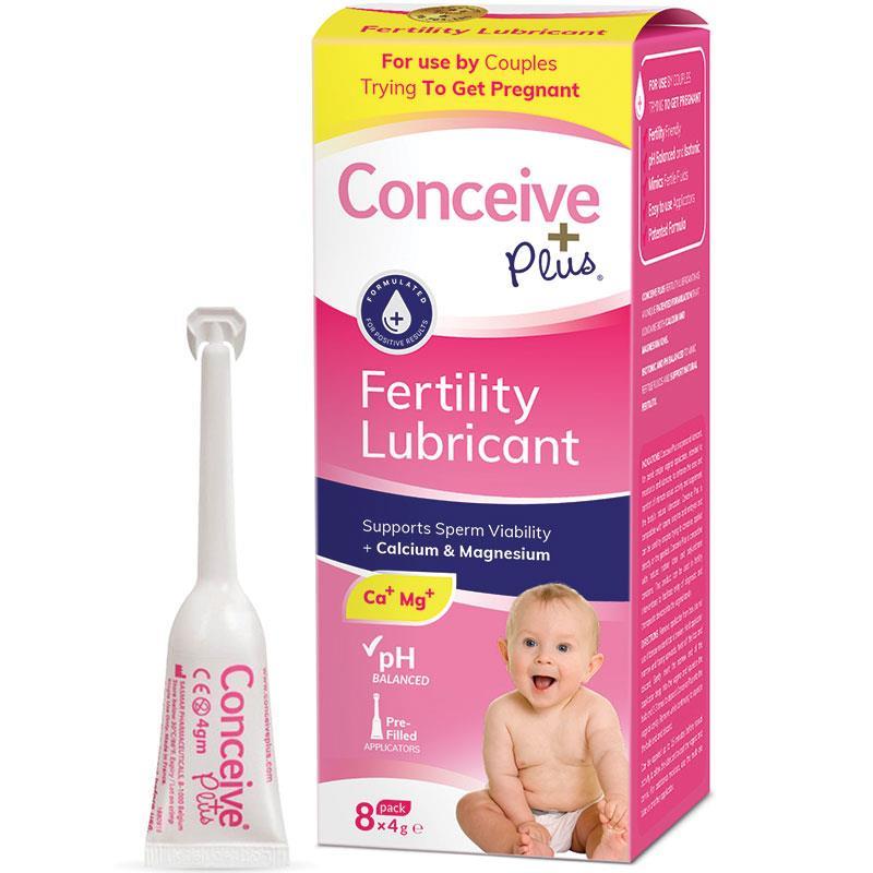 Conceive Plus Fertility Lubricant with Single-Use Applicators, 8x4g