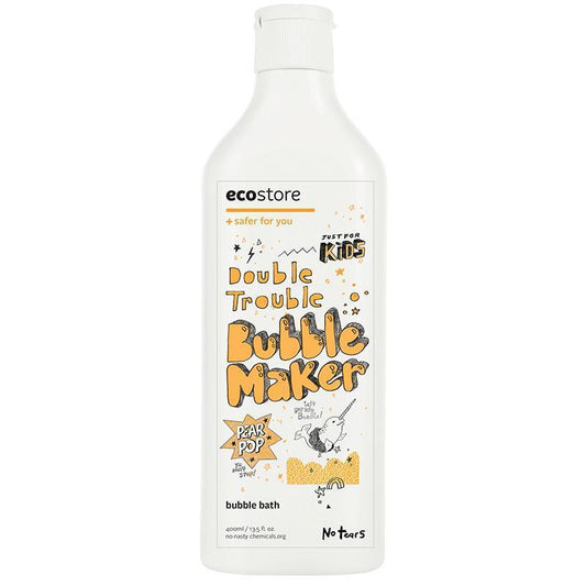 Ecostore Kids Double Trouble Bubble Maker - Pear Pop 400ml-Auzzi Store