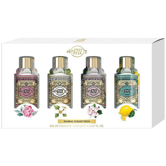 4711 Floral 4 Piece Mini Set - A Floral Delight - Auzzistore